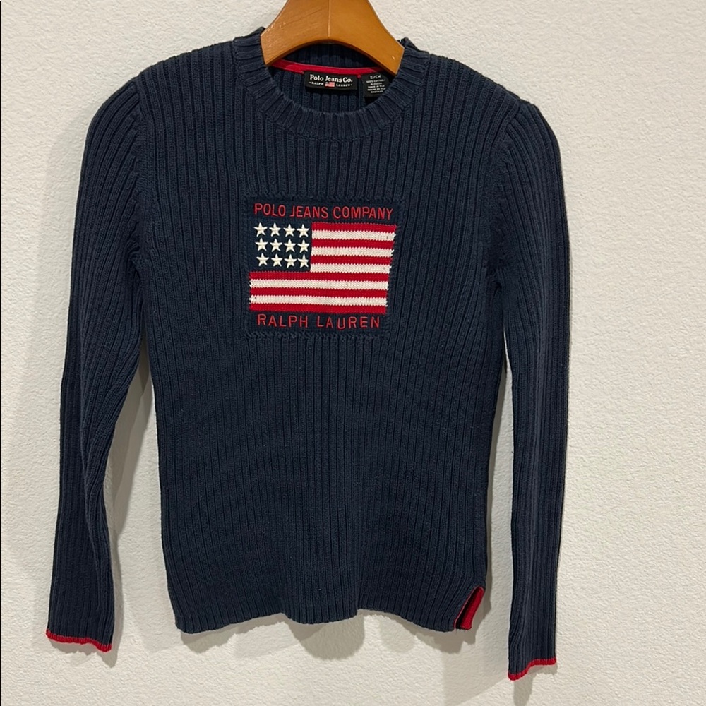Vintage 90’s, 2000s Polo Ralph Lauren Stars & Stripes Sweater for Women